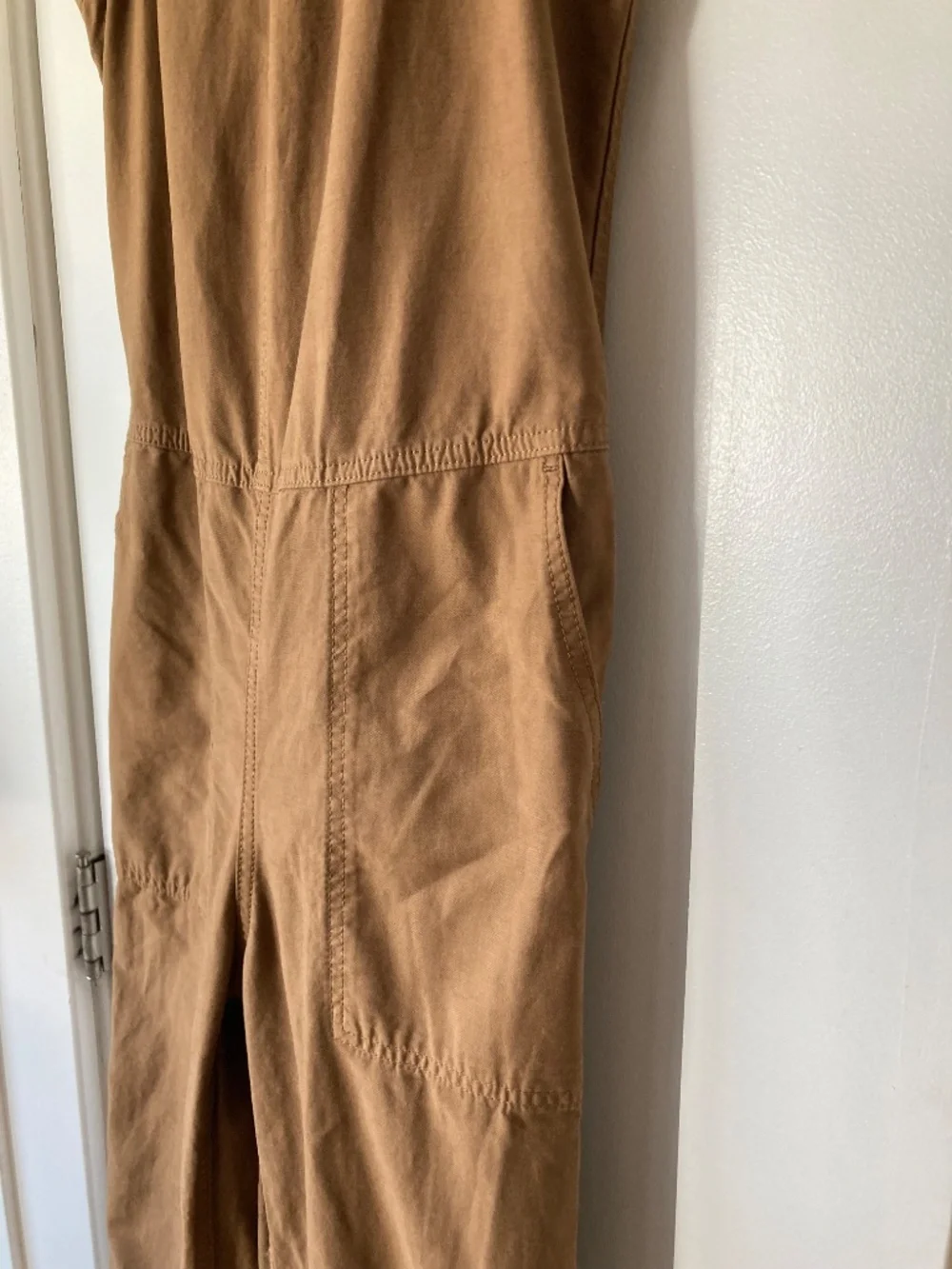 Everlane Fatigue Organic Cotton Barrel Leg Jumpsuit - Brown